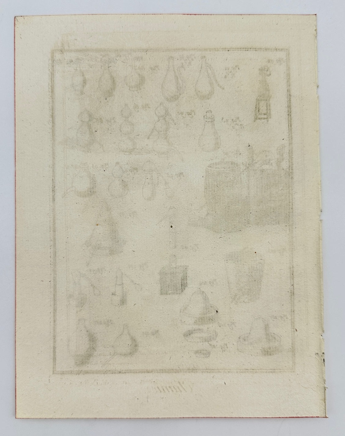 Antique Architecture Engraving - Jacques Renaud Bernard - Chimie - C2