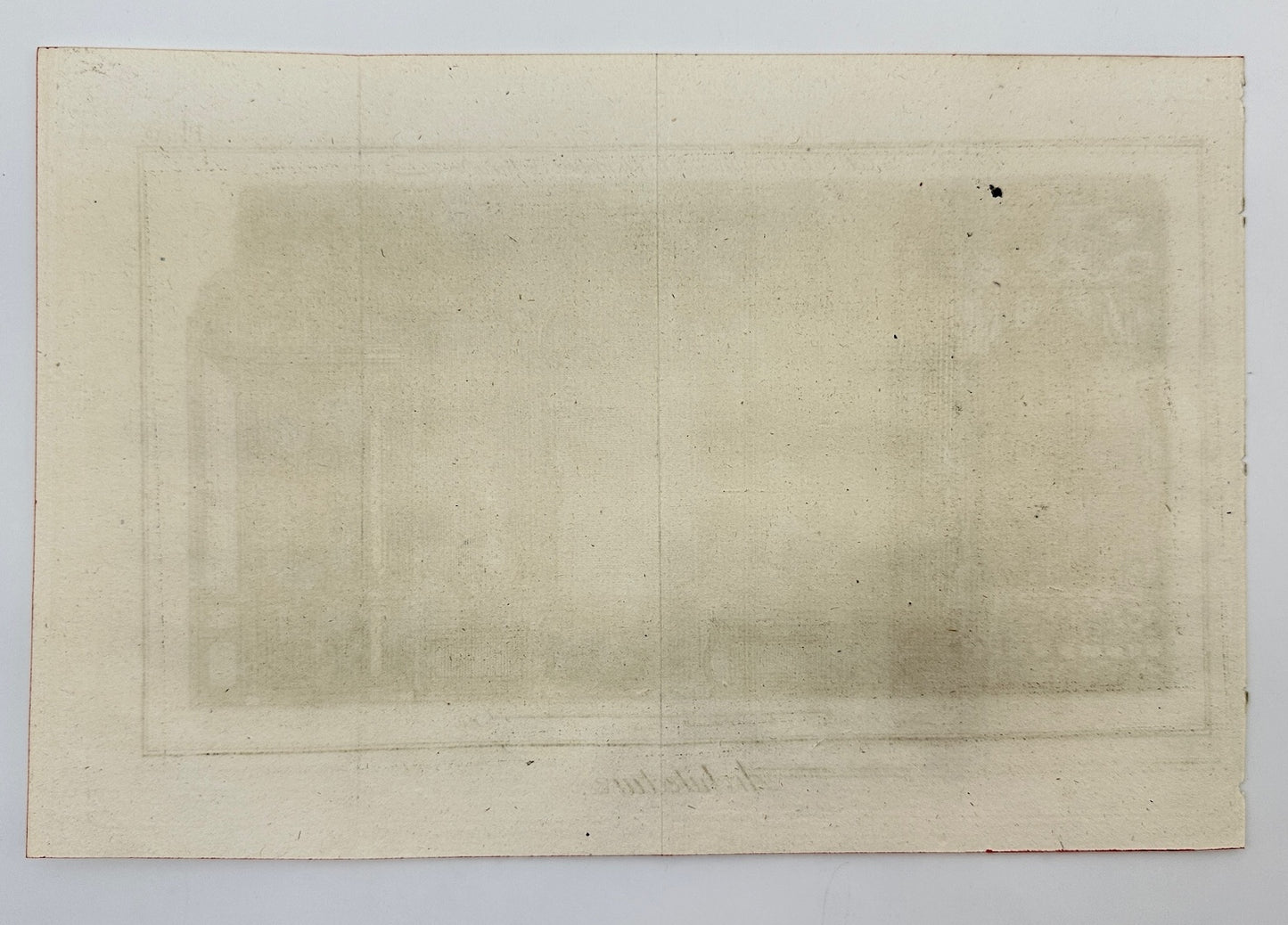 Antique Engraving - Jacques Renaud Bernard - Elevation of the Chimney Part - C2