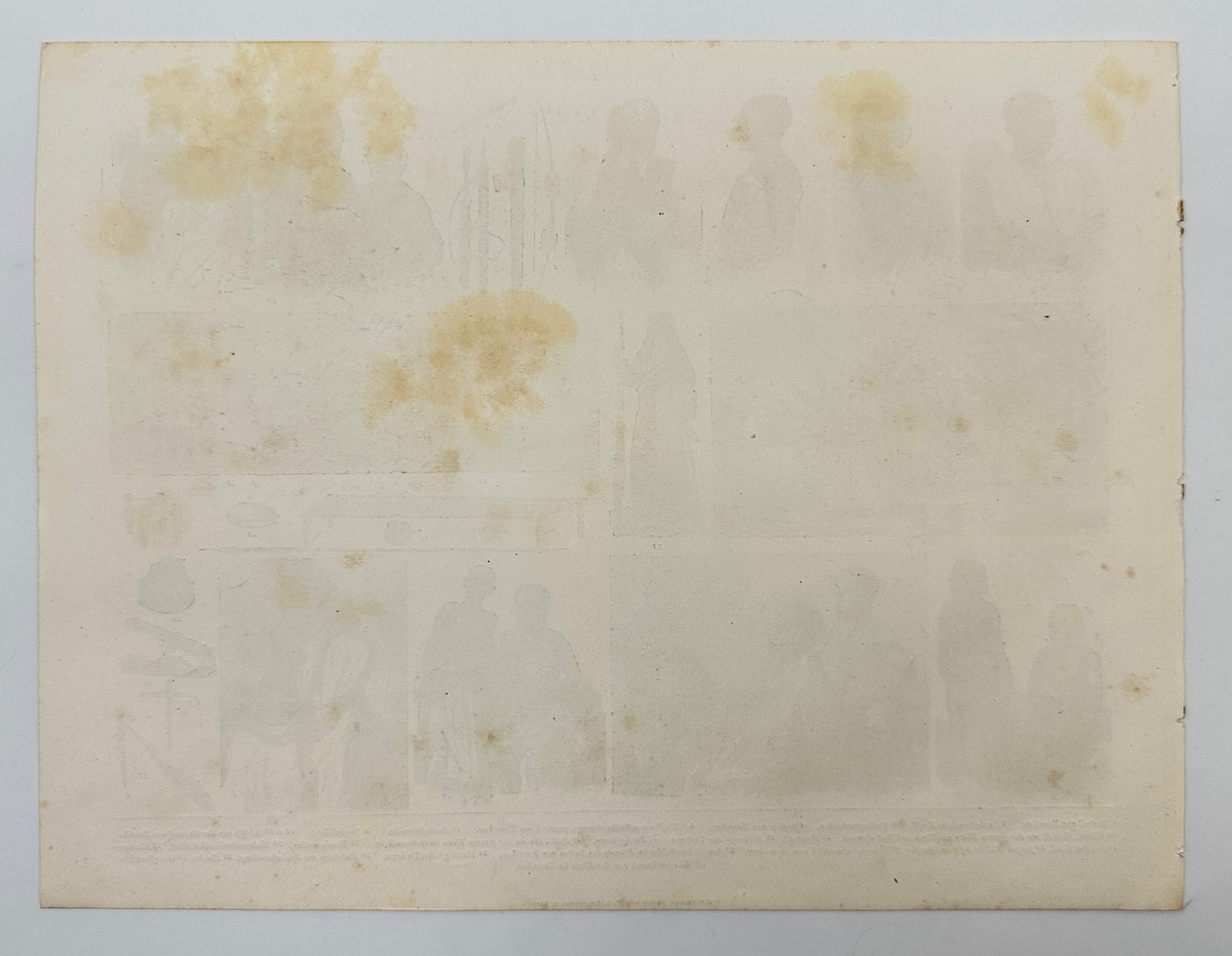 Antique Print -Friedrich Arnold Brockhaus - Afritanische Bolterschaften - C5