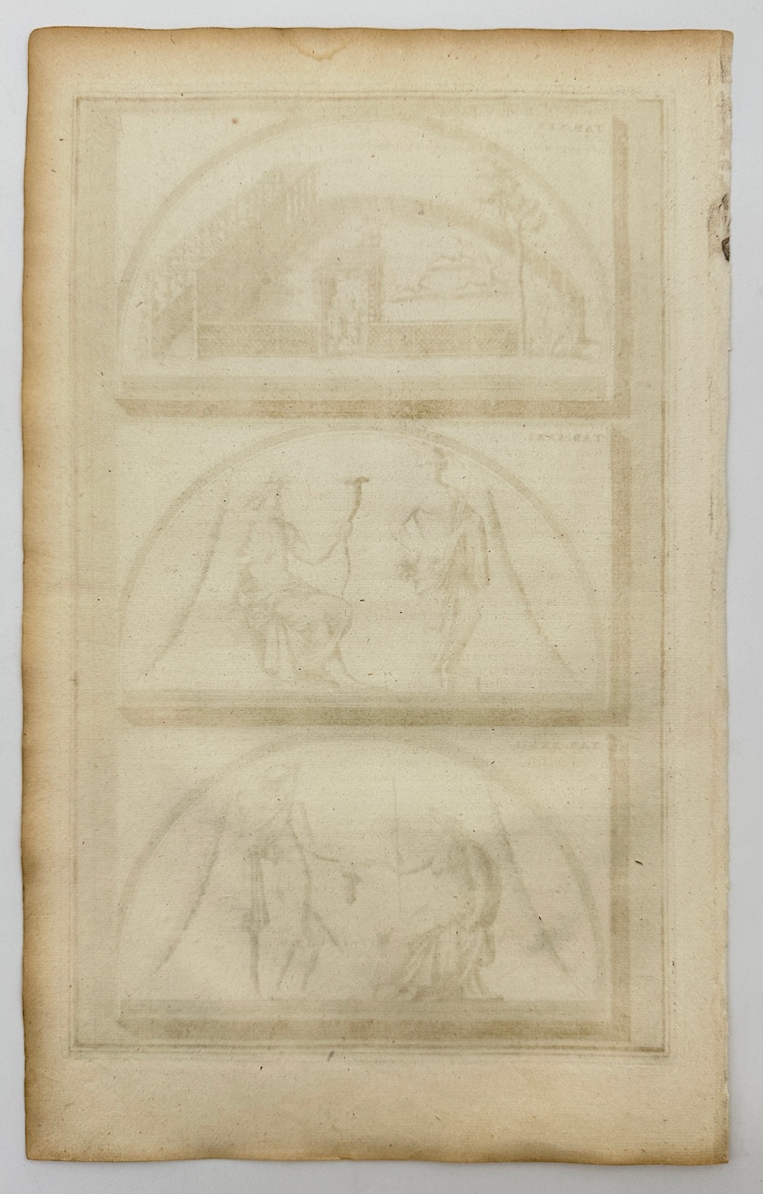 Antique Engraving - Friedrich Jan Georee - Enclosure for Stag Hunting - C5