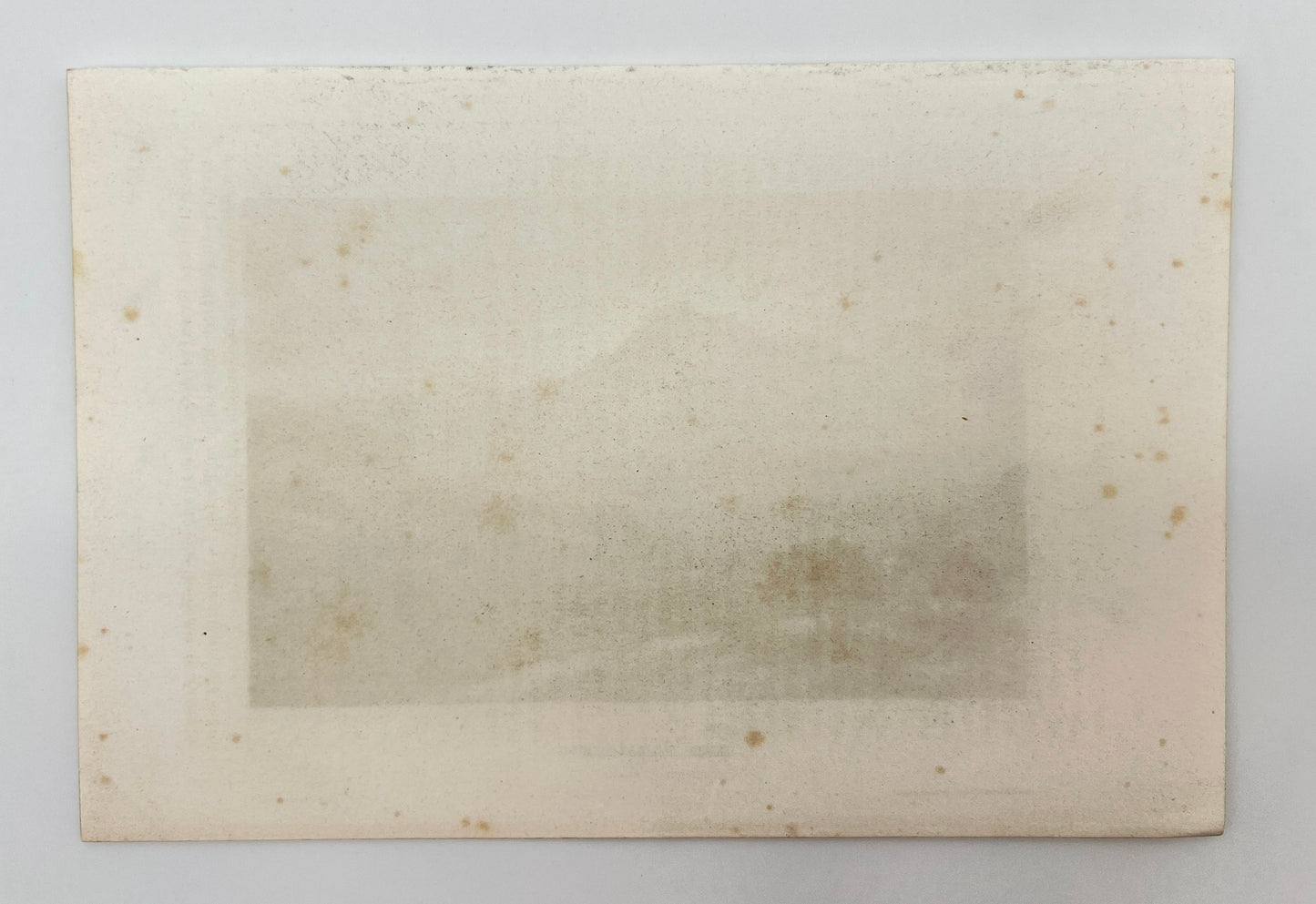 Original Antique Engraving - Karl Reiss - View of Parnassus - Greece - E5