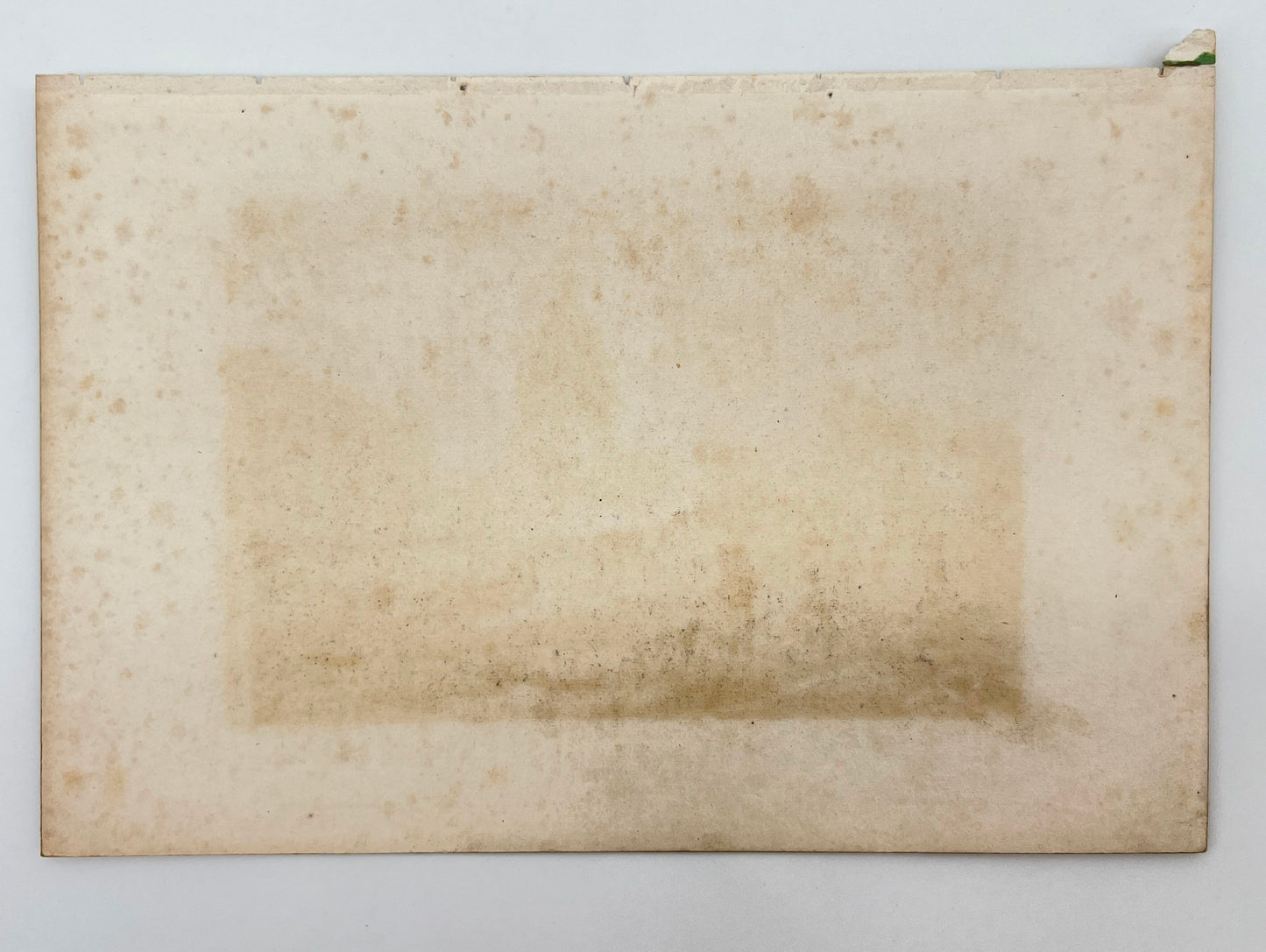 Antique Engraving - Karl Reiss - View of Bey Caen - Brittany - France - E5