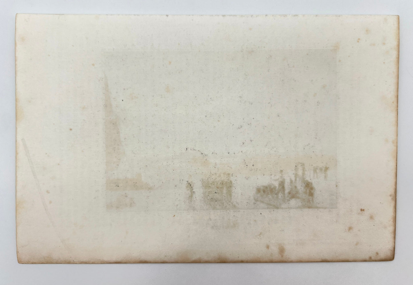 Original Antique Engraving - Karl Reiss - View of Messina in Italy - E5