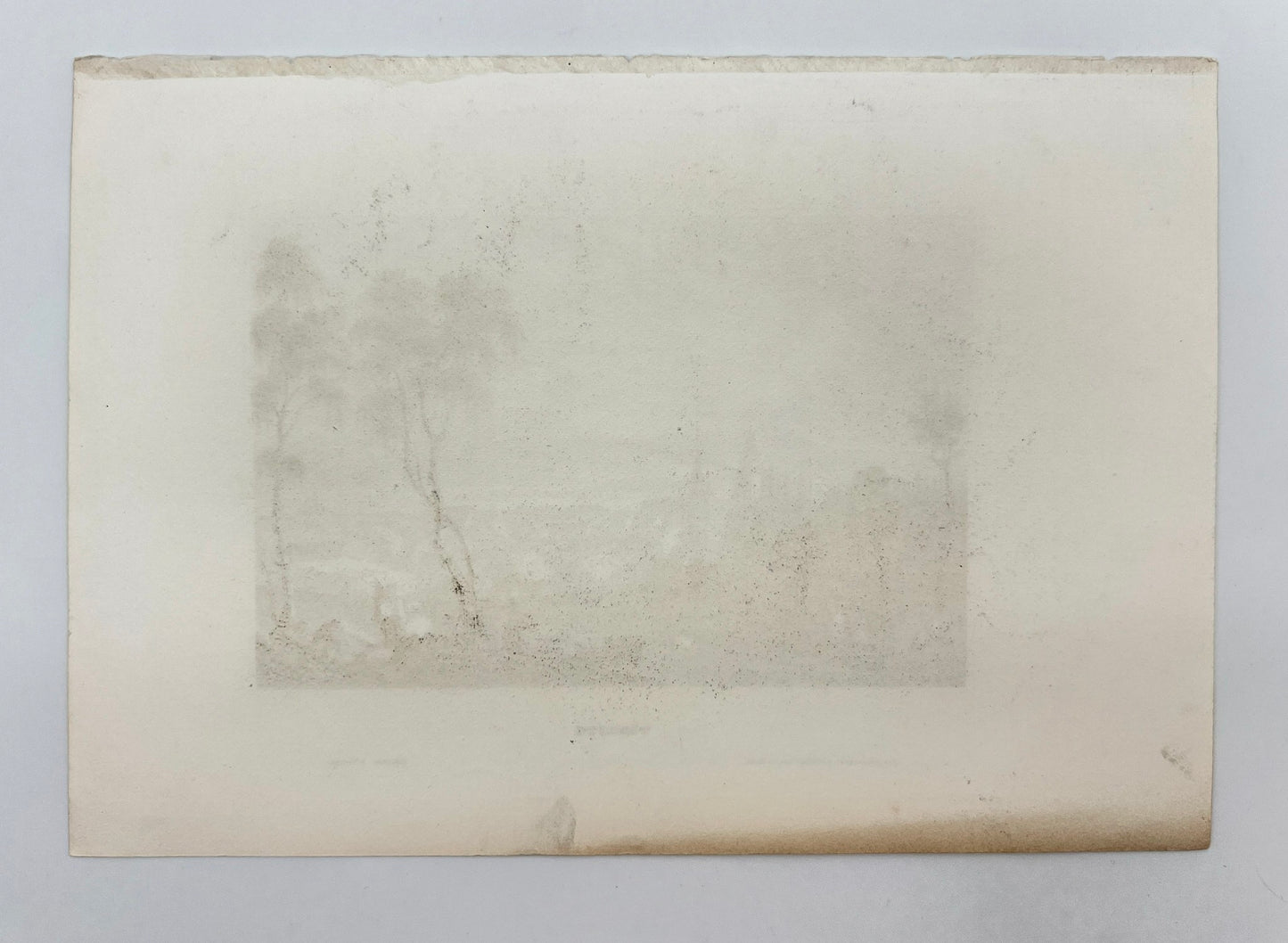 Original Antique Engraving - Karl Reiss - View of Teplitz - Töplitz - E5