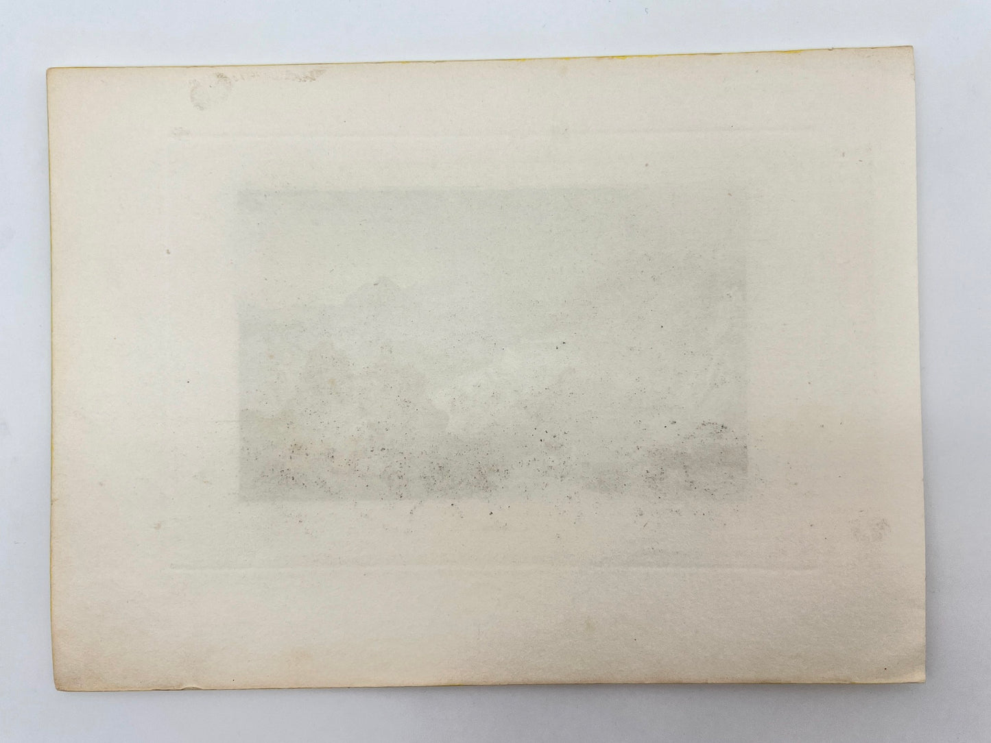 Original Antique Engraving - Karl Reiss - Mount Suli - Greece - E5