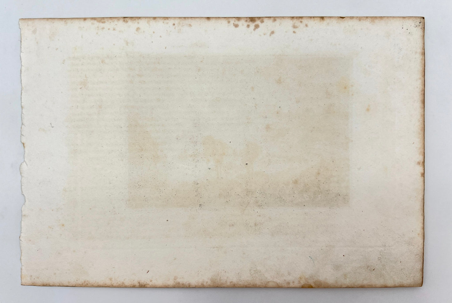 Original Antique Engraving - Karl Reiss - View of Mount Morijan - E5