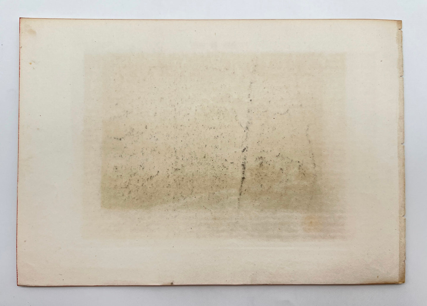 Original Antique Engraving - Karl Reiss - View Parnassus in Greece - E5