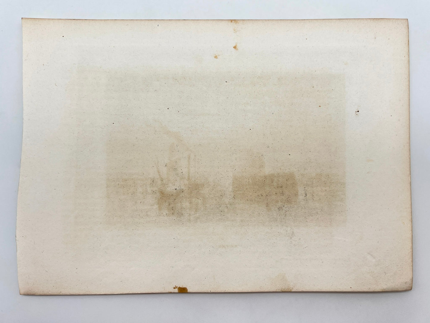 Original Antique Engraving - Karl Reiss - City of Havre in France - E5