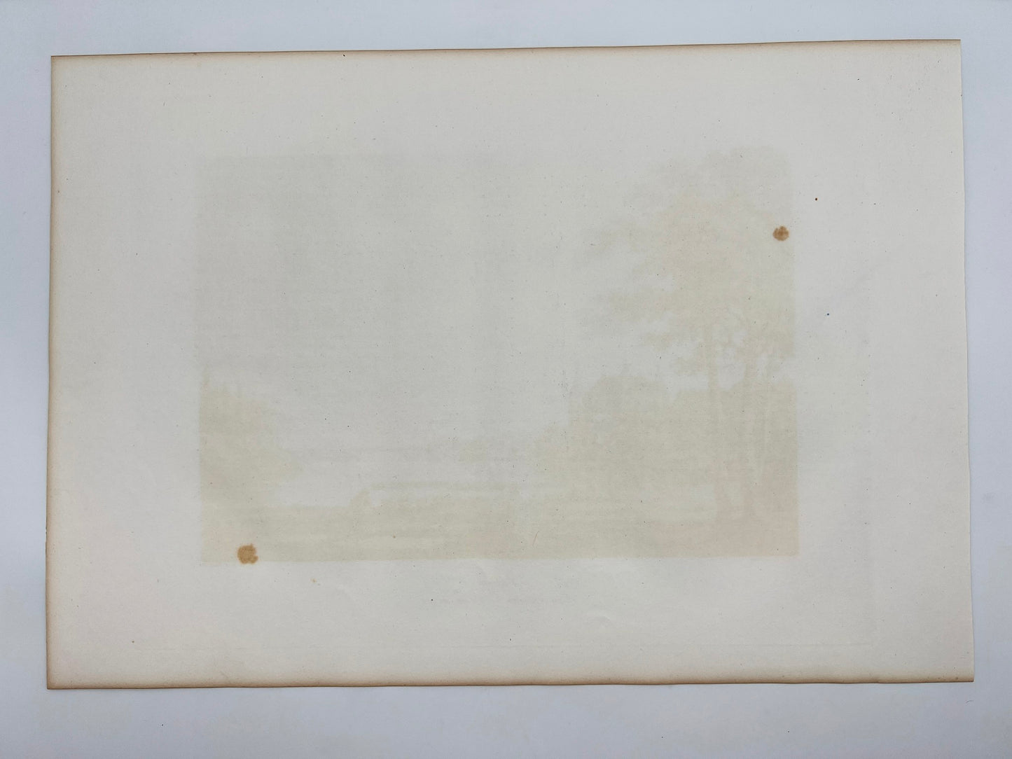 Antique Engraving - Ulrik Thersner - View of Ekenas Castle in Sweden - E3