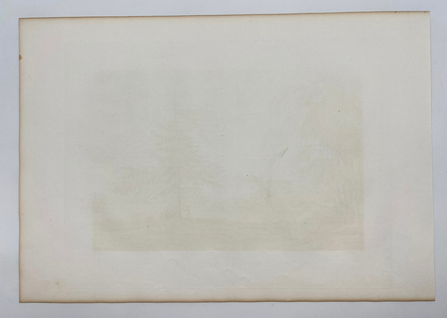 Antique Engraving - Ulrik Thersner - View of Grensholm Castle in Sweden - E3