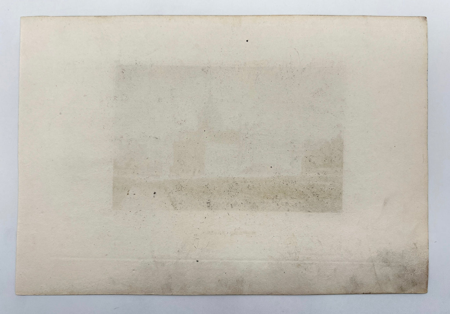 Original Antique Engraving - Carl Joseph Meyer - View of Howard Castle - E5