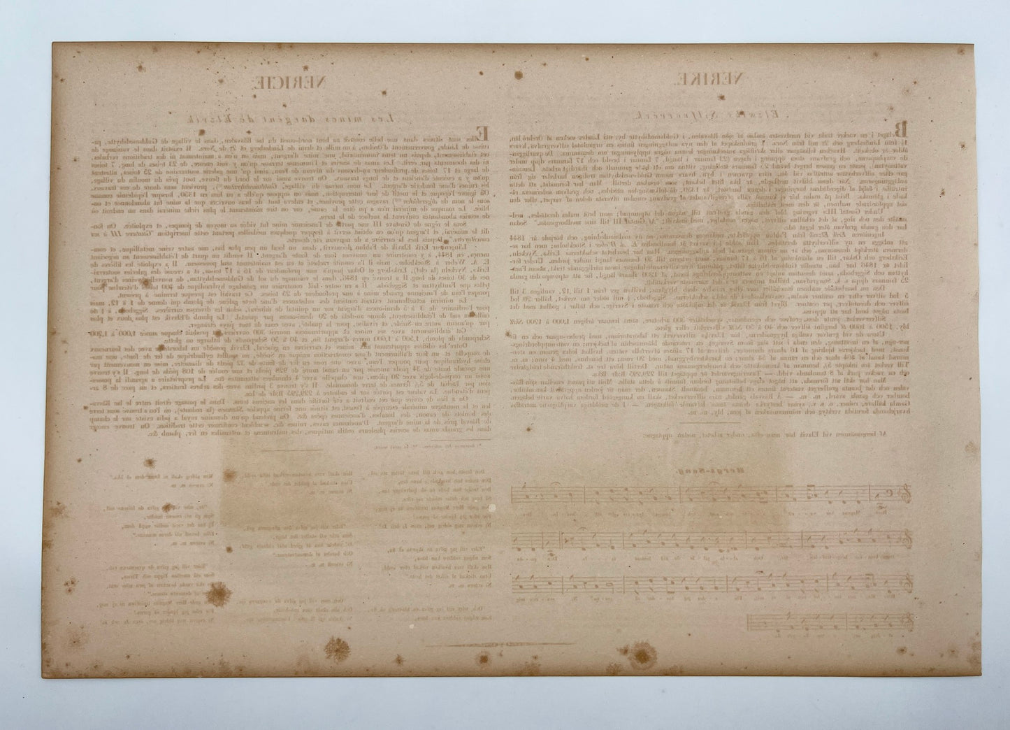 Antique Engraving - Ulrik Thersner - View of Hasselby Castle in Sweden - E3