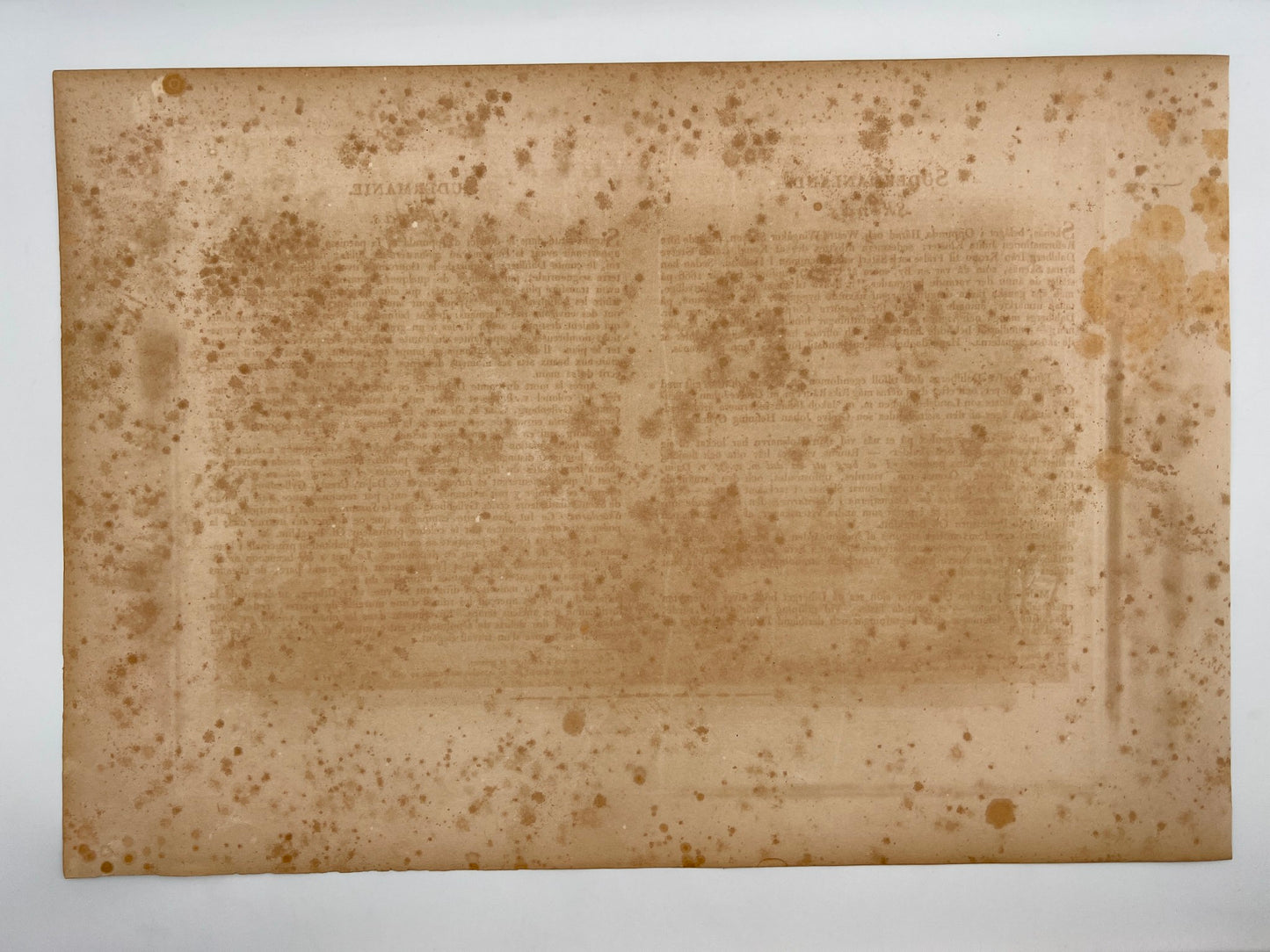 Original Antique Engraving - Ulrik Thersner - View of Julita Monastery - E3