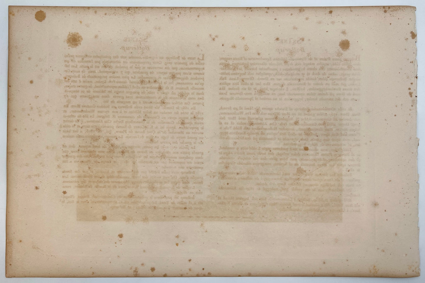 Antique Engraving - Ulrik Thersner - View of Sovdeborg Castle in Sweden - E3