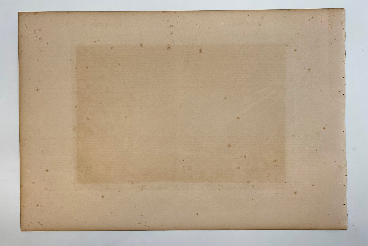 Original Antique Engraving - Ulrik Thersner - View of Lessebo in Sweden - E3