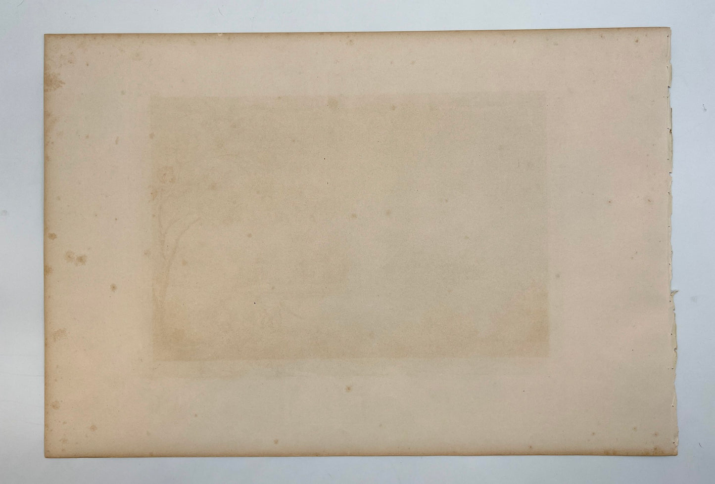 Original Antique Engraving - Ulrik Thersner - View of Ed's Gard in Bor - E3