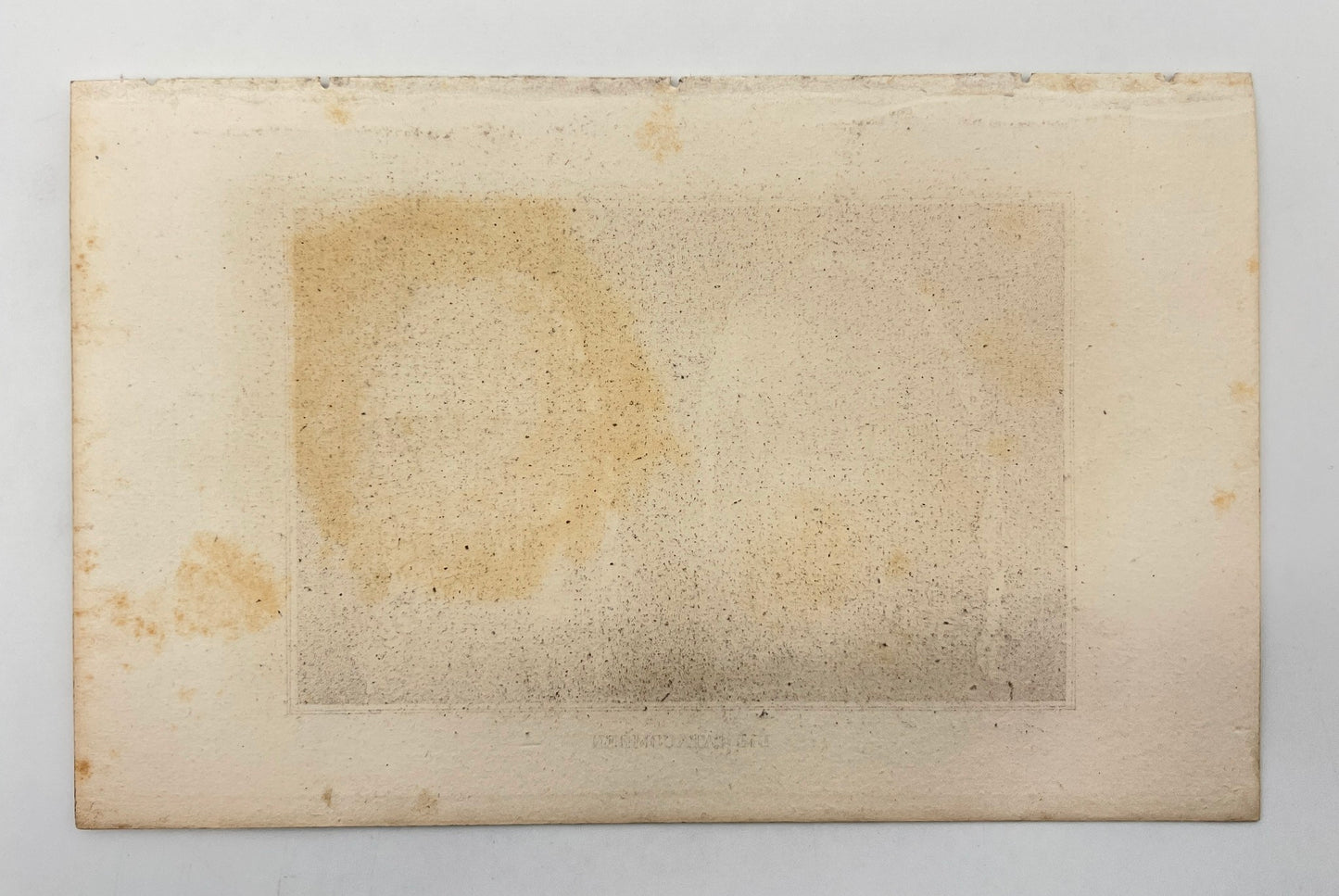 Antique Engraving - Carl Joseph Meyer - View of Baths of Agrippa - Rome - E5