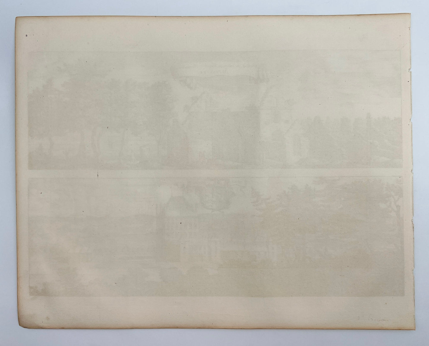 Original Antique Lithograph - Erik Dahlberg - Ancient and Modern Sweden - E1