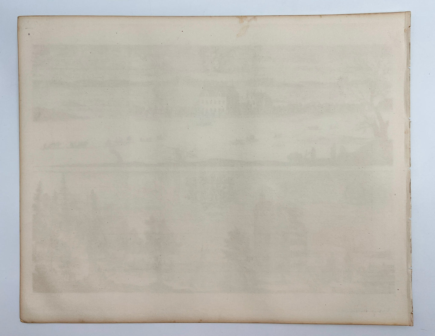 Original Antique Print - Erik Dahlberg - View of Nynäs Castle in Sweden - E1