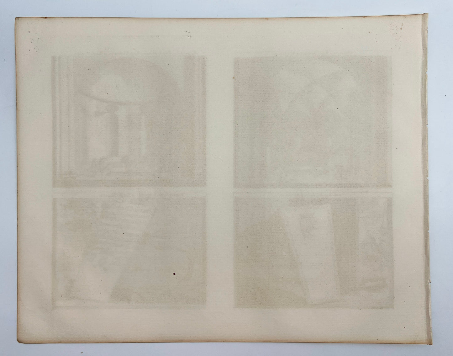 Antique Print - Erik Dahlberg - View of Vreta Monastery Church - Sweden - E1