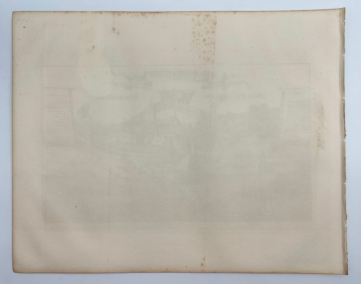 Original Antique Print - Erik Dahlberg - View of Visborg in Sweden - E1