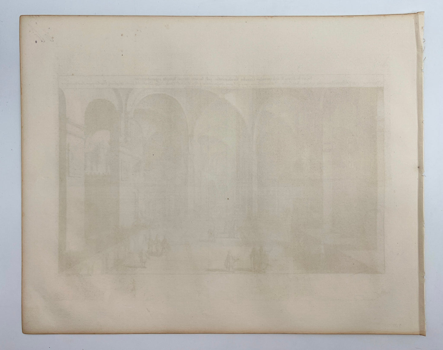 Antique Print - Erik Dahlberg - View of Templum Kenobii Varnham in Sweden - E1