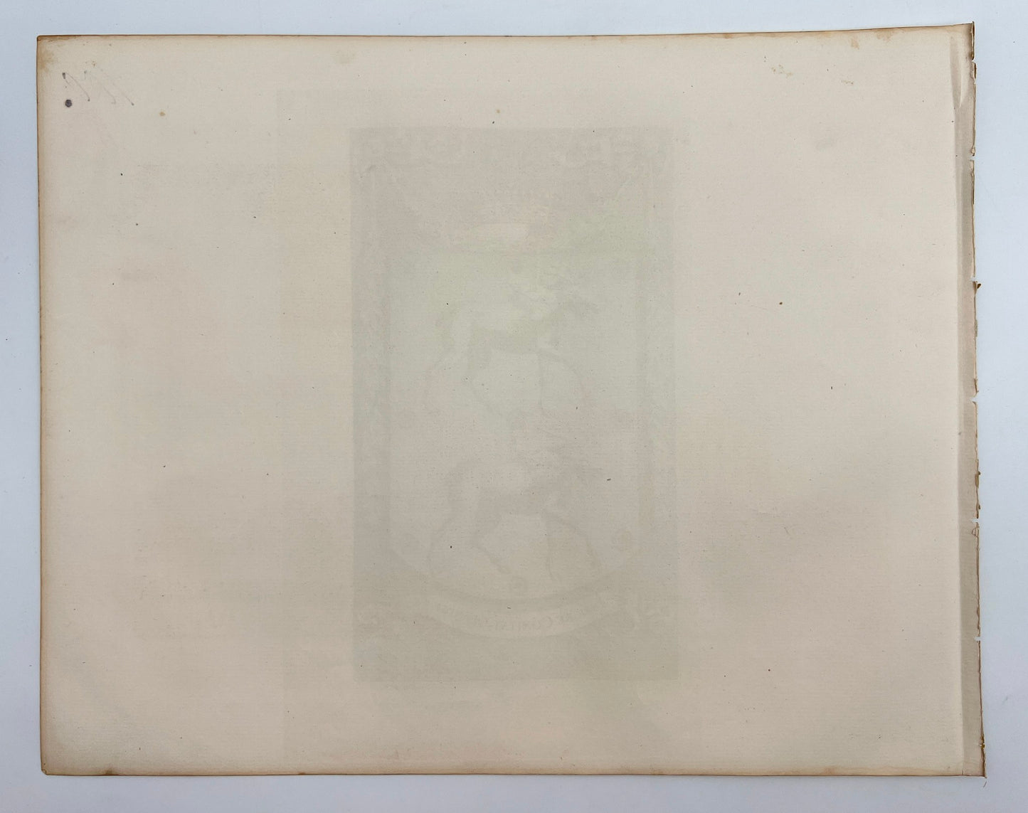 Original Antique Print - Erik Dahlberg - Coat of Arms of Öland - Sweden - E1