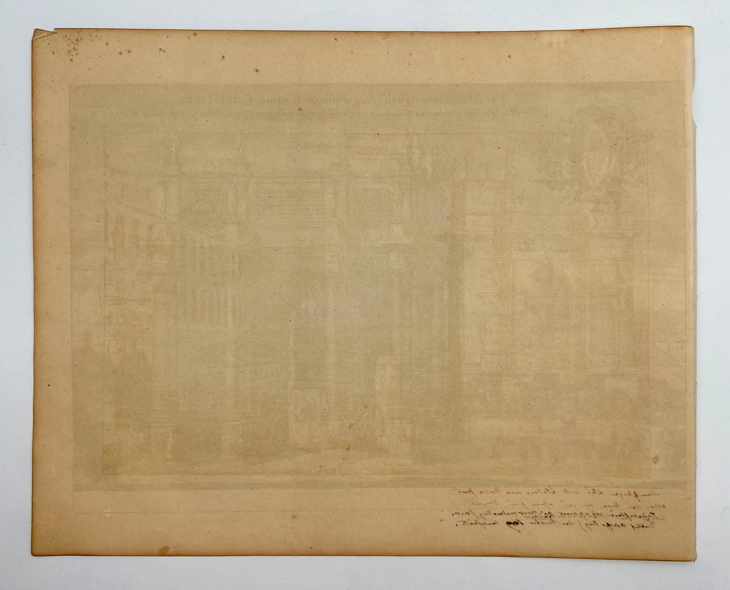 Antique Print - Erik Dahlberg - View of the Palace of a Princess - Sweden - E1
