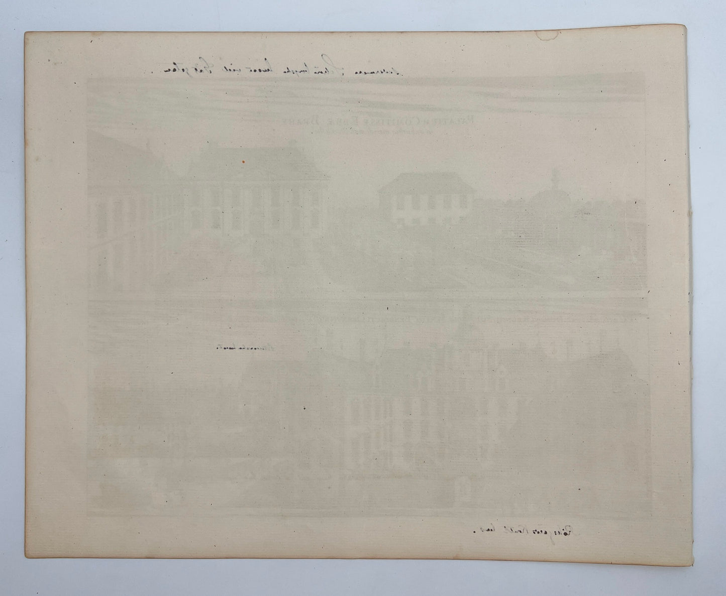 Antique Print - Erik Dahlberg - View of Louis De Geers Palaces in Sweden - E1