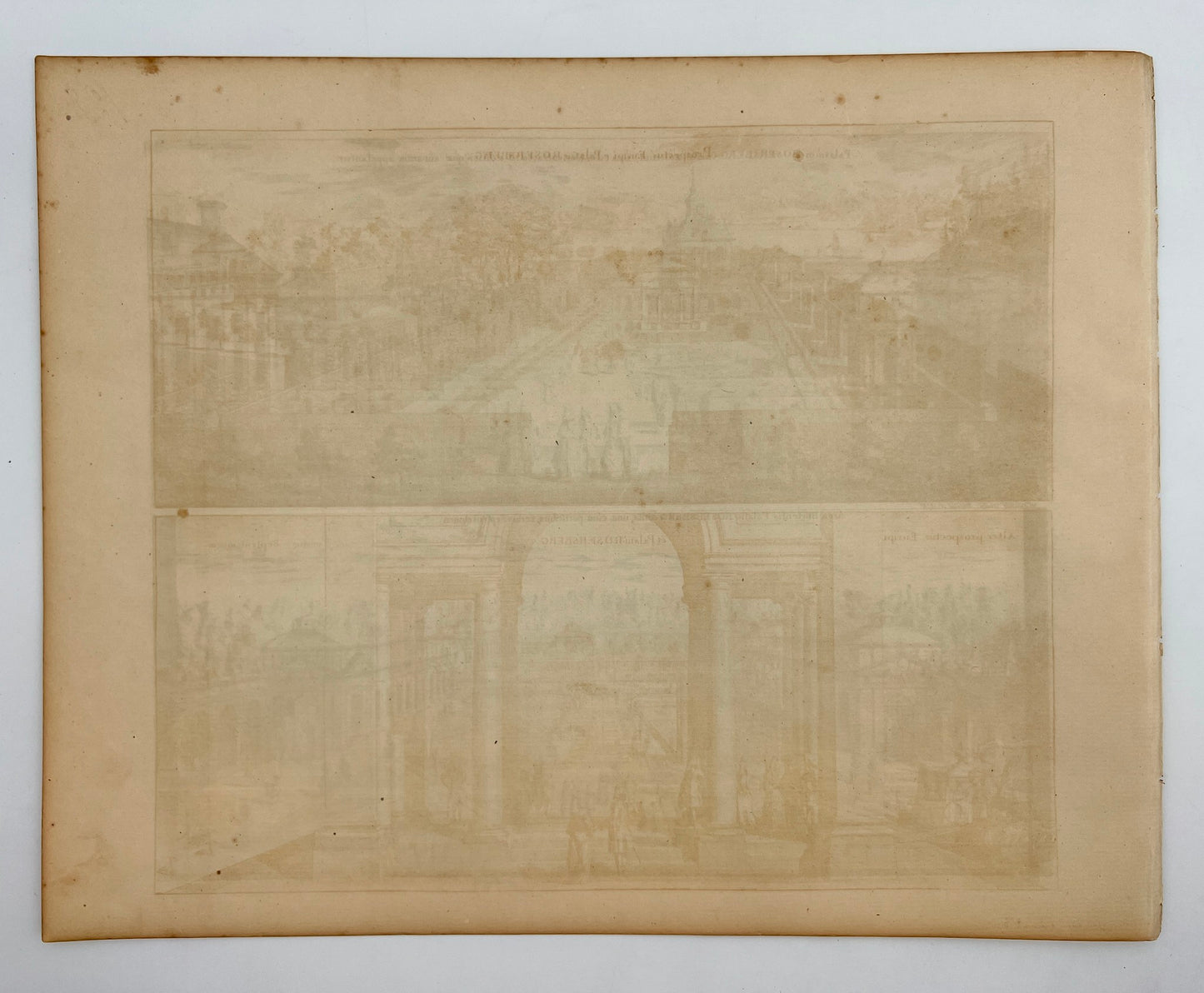 Antique Print - Erik Dahlberg - View of Russersberg Castle in Stockholm - E1