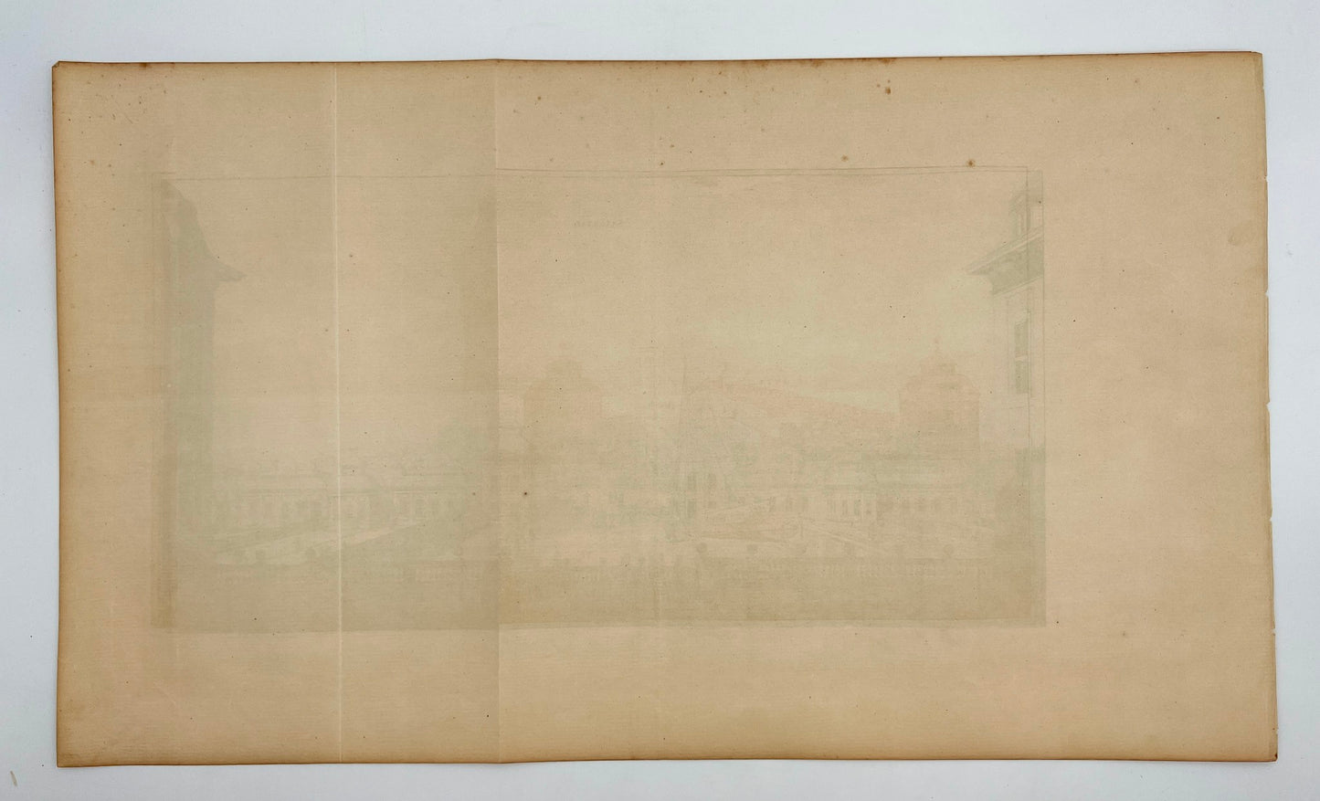 Antique Print - Erik Dahlberg - View of Salsta Castle in Stockholm - E1