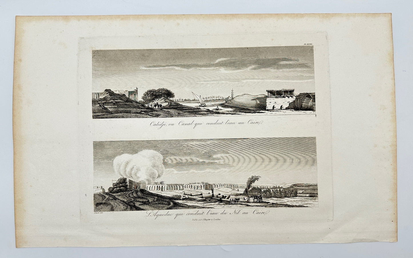 Antique Print - Vivant Denon - Travel to Lower and Upper Egypt - Egypt - F3