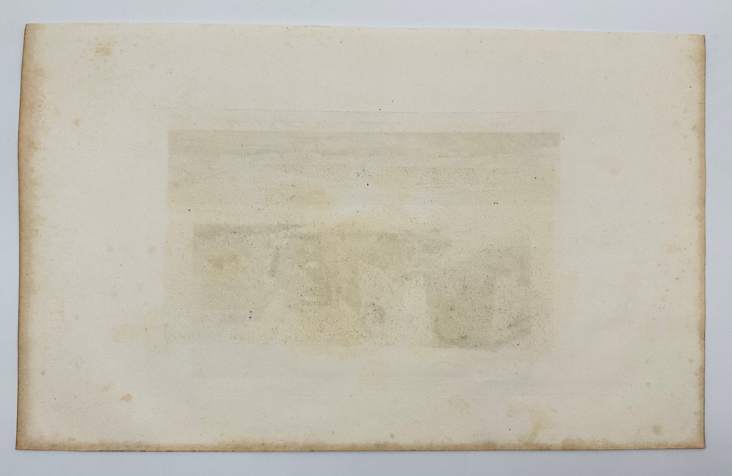 Antique Engraving - View of Palaces and temples in Medinet - Egypt - F3