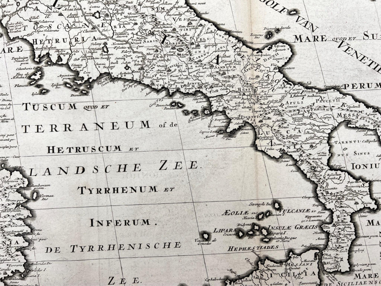 Antique Map - Europe - Italy With the Islands of Sicily, Corsica and Sardinia