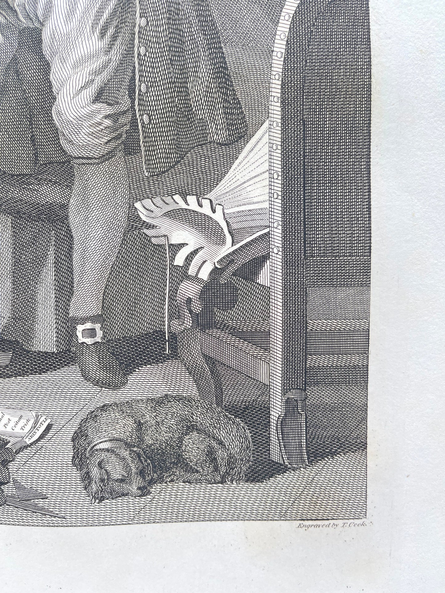 Antique Engraving - William Hogarth - Beauty Assessment - London - E5