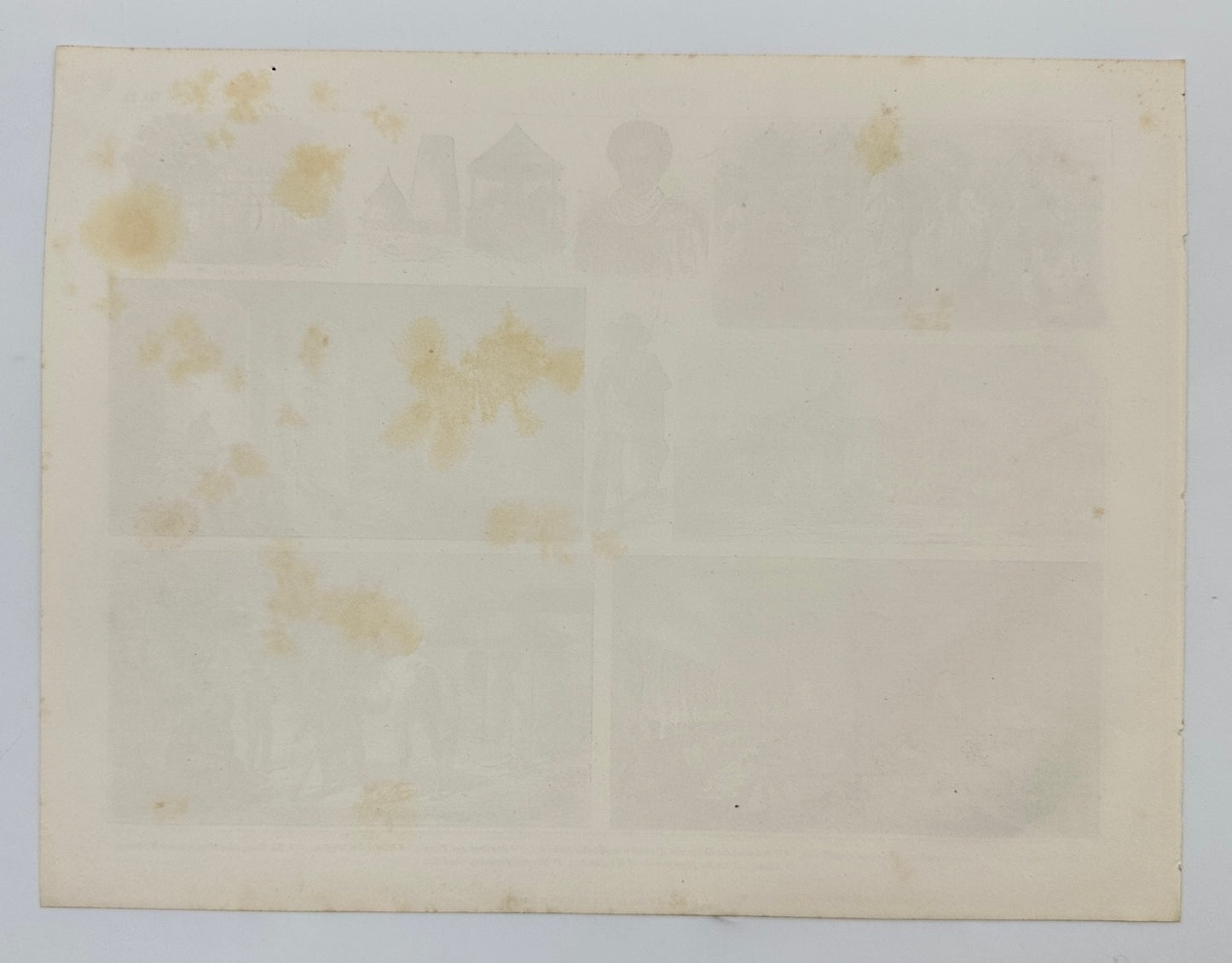 Original Antique Print - Friedrich Arnold Brockhaus - African Tribes - C5