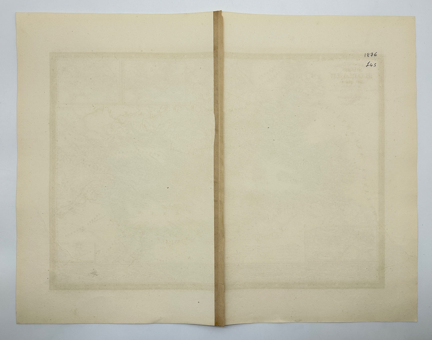 Antique Map - Charles Delagrave - Carte Generale Romain Sous Theodose - G3