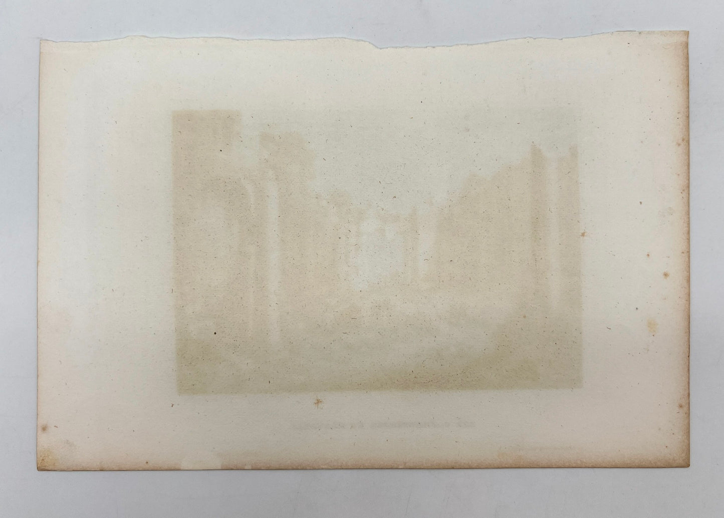 Original Antique Print - Karl Reiss - The Sun Temple in Baalbek - German - C2