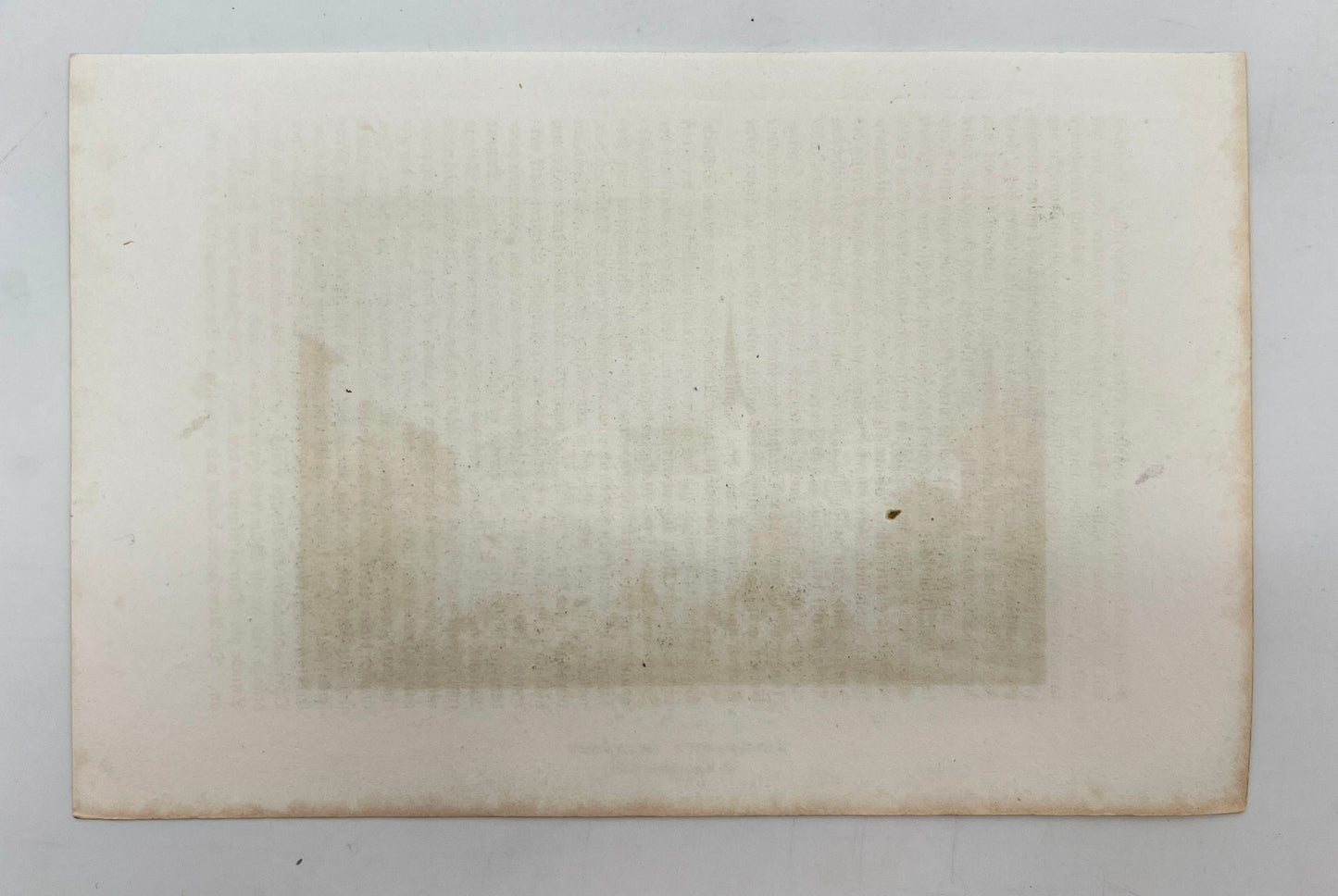 Antique Engraving - Karl Reiss - Salzmann's Institute in Schnepfenthal - C2