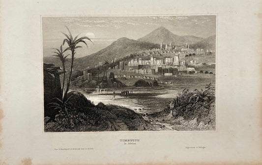 Original Antique Engraving - Karl Reiss - Timbuctu in Africa - Germany - C2