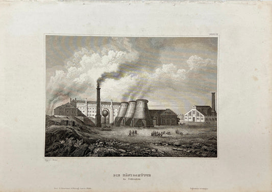 Original Antique Engraving - Karl Reiss - The King's Hut - German - E5