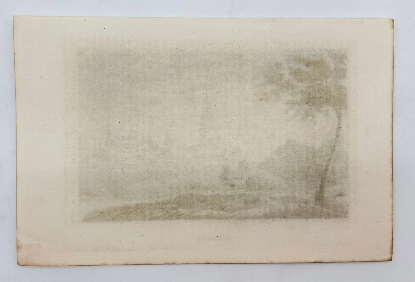 Original Antique Engraving - Karl Reiss - View of Tsarskoe - German - E5