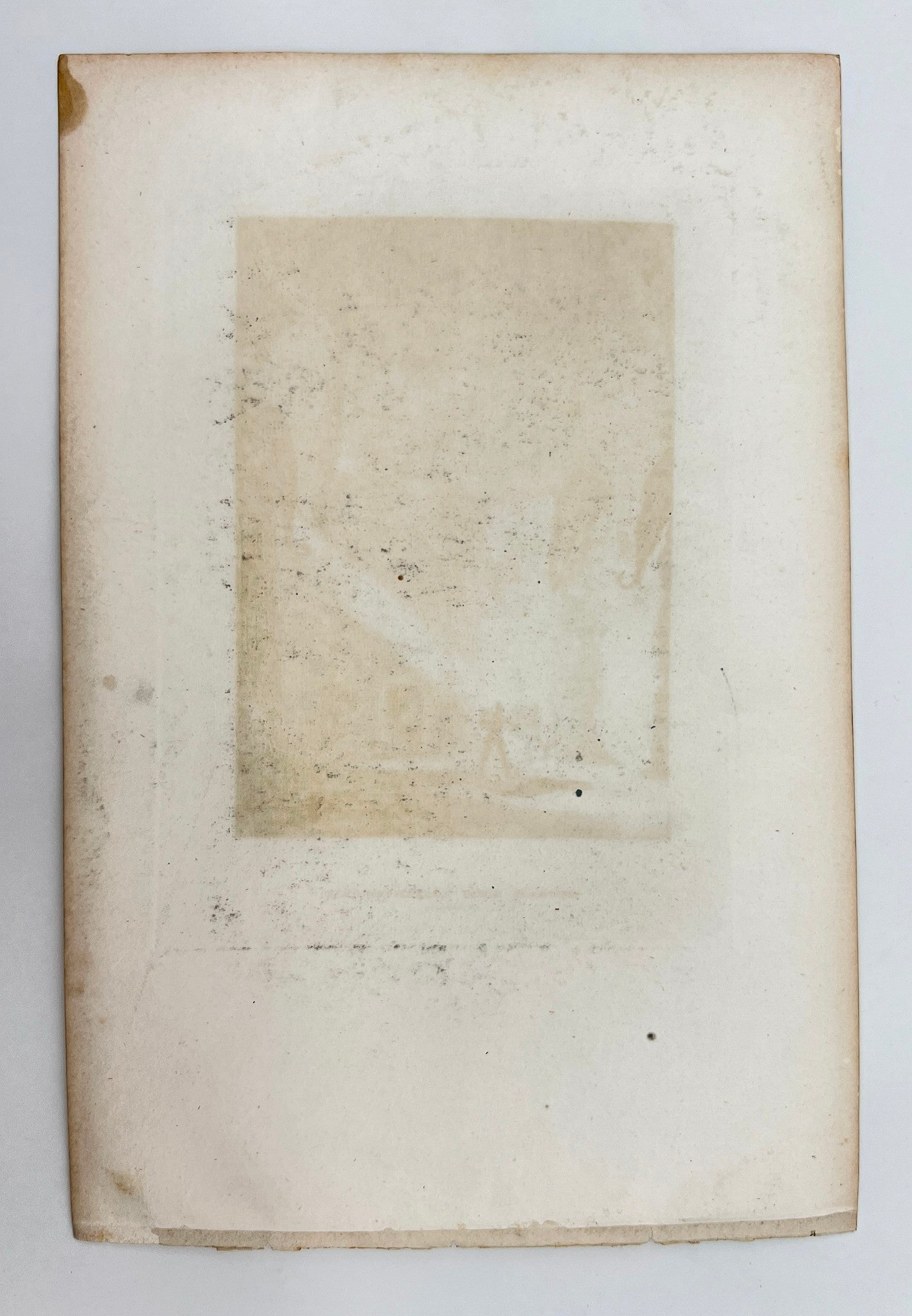 Antique Engraving - Karl Reiss - Interior of a Idol Temple in Benares - E5