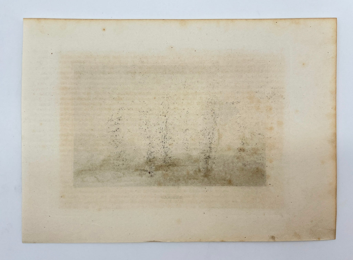 Original Antique Engraving - Karl Reiss - Bombay City - India - E5