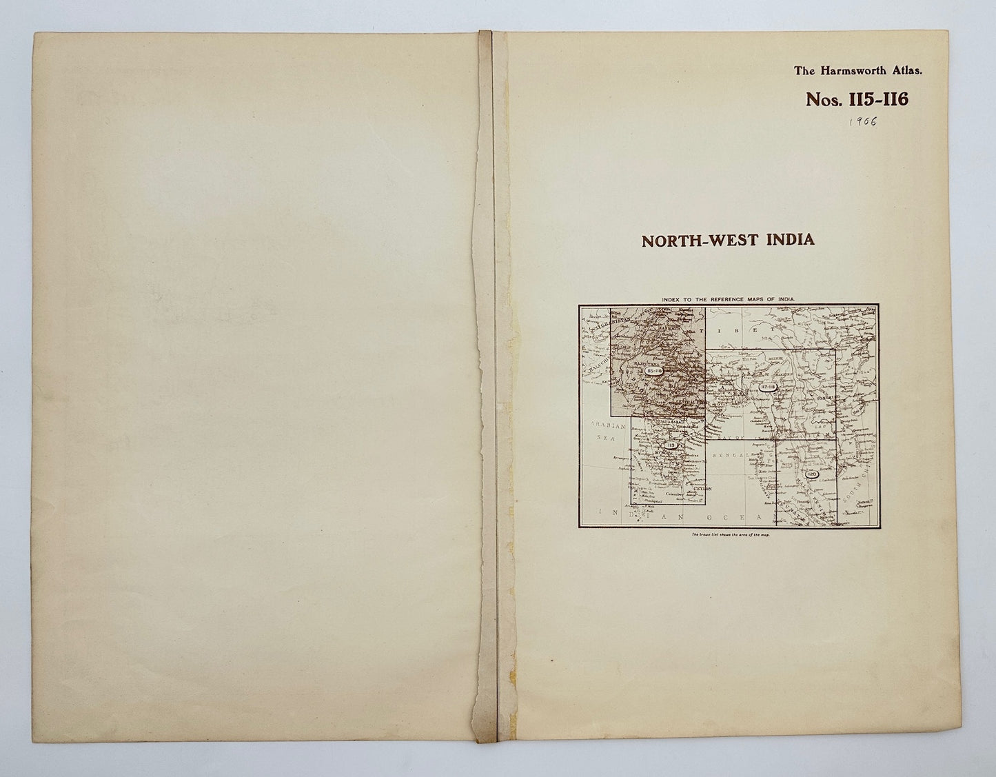 Original Antique Map - Alfred Harmsworth - North-West India & the Pamirs - G3