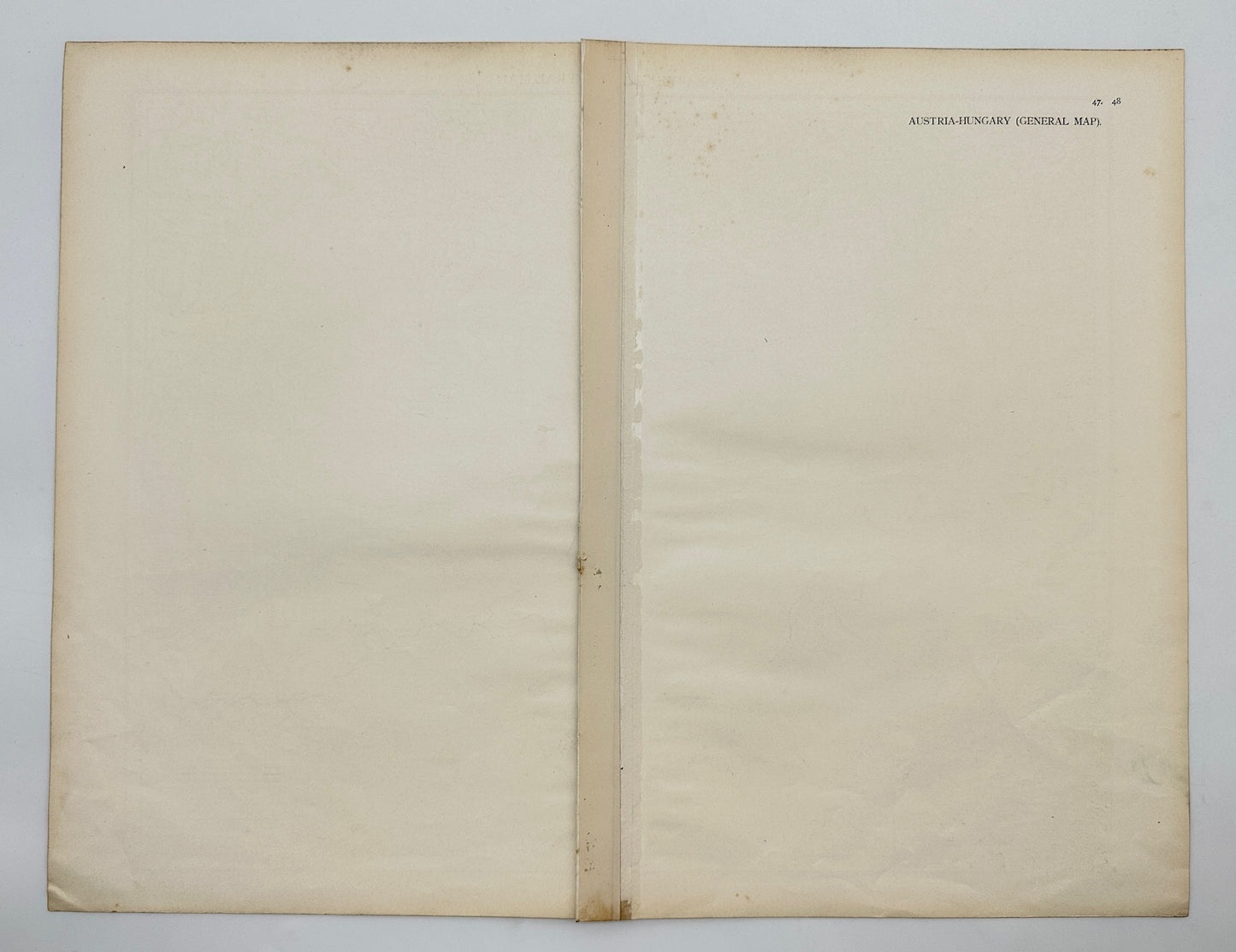 Original Antique Map - Richard Andree - Austria-Hungary General Map - G3