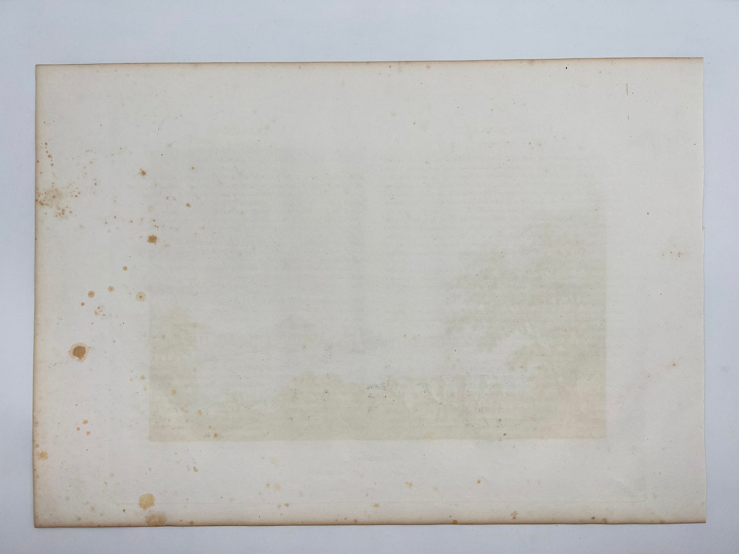 Antique Engraving - Ulrik Thersner - View of Svane Holm Castle in Sweden - E3