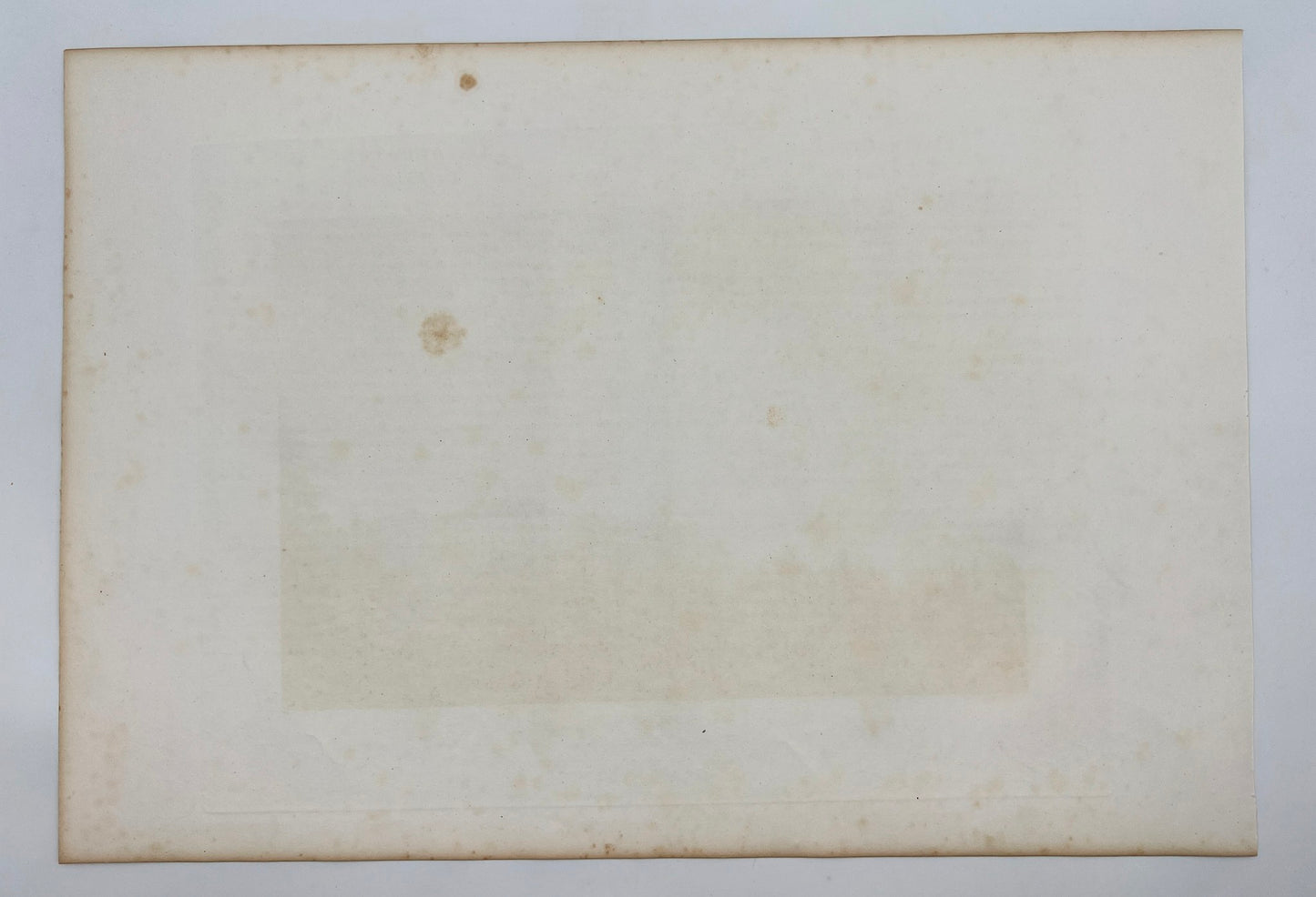 Original Antique Engraving - Ulrik Thersner - Husby Sateri in Sweden - E3