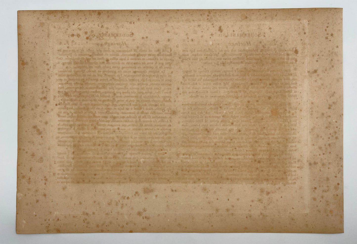 Antique Engraving - Ulrik Thersner - View of Tistad Castle in Sweden - E3