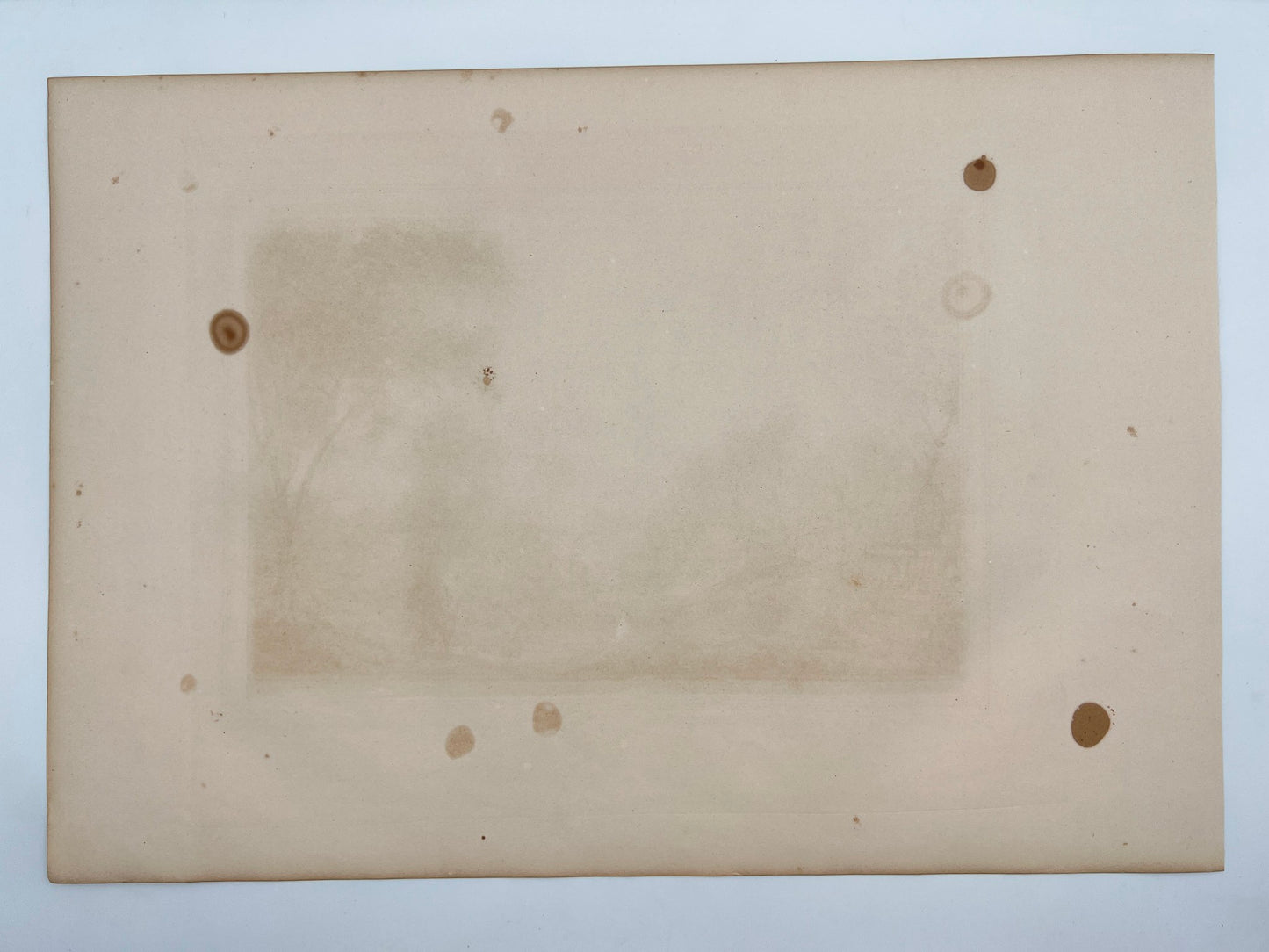 Original Antique Engraving - Ulrik Thersner - View of Nykvarn in Sweden - E3